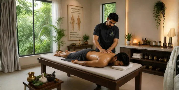Marma Chikitsa in Ayurveda What It Is, When It Helps, and What Patients Should Know